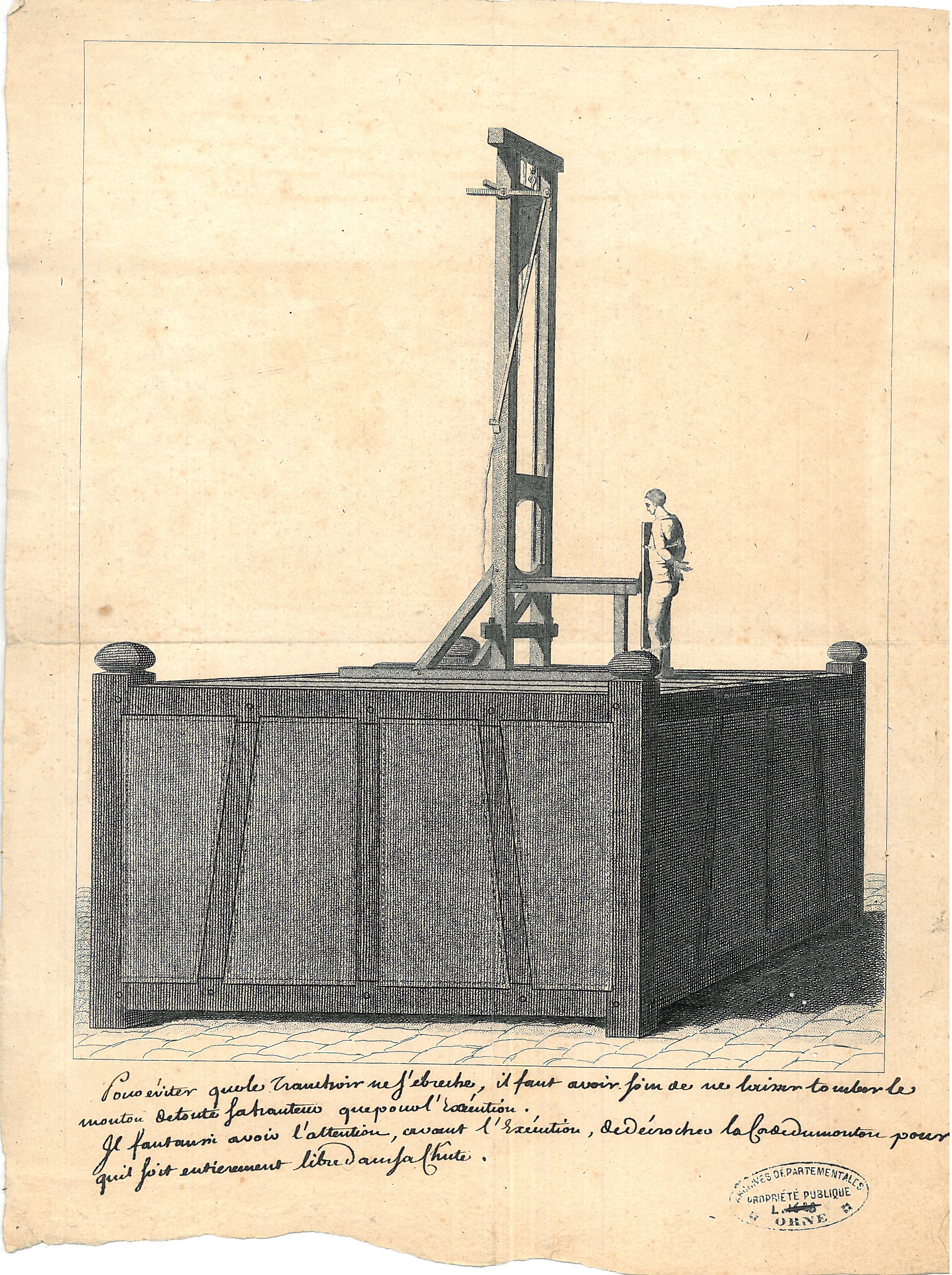 L arriv e De La Guillotine Alen on Archives Et Patrimoine Culturel l-arriv-e-de-la-guillotine-alen-on-archives-et-patrimoine-culturel